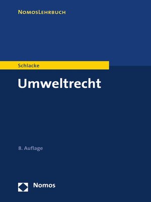 cover image of Umweltrecht